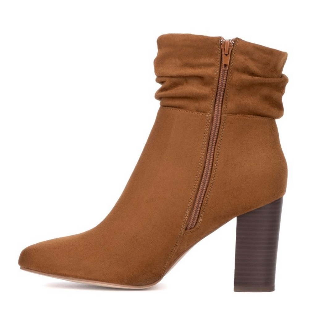 💕👢New York & Co Sandy Bootie - Cognac💕👢 - Picture 3 of 7